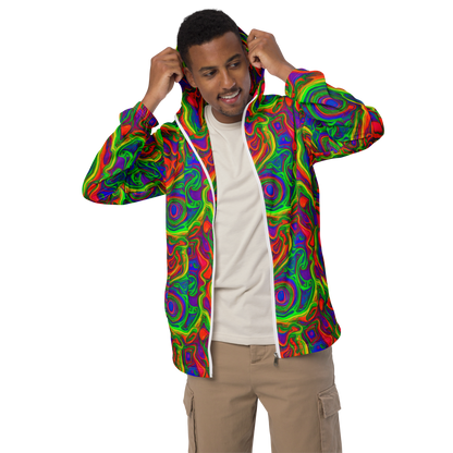 Men's Windbreaker - Psychedelic Waves