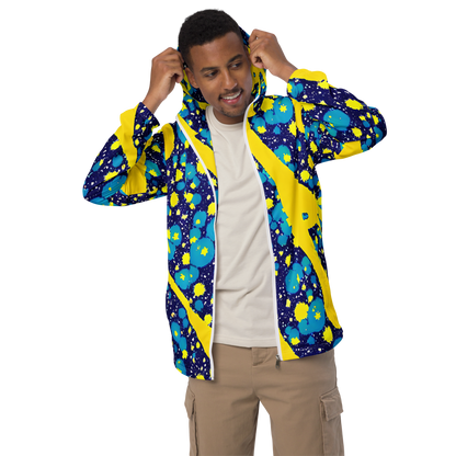 Men's Windbreaker - Starburst Splash