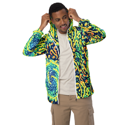 Men's Windbreaker - Vortex Glow