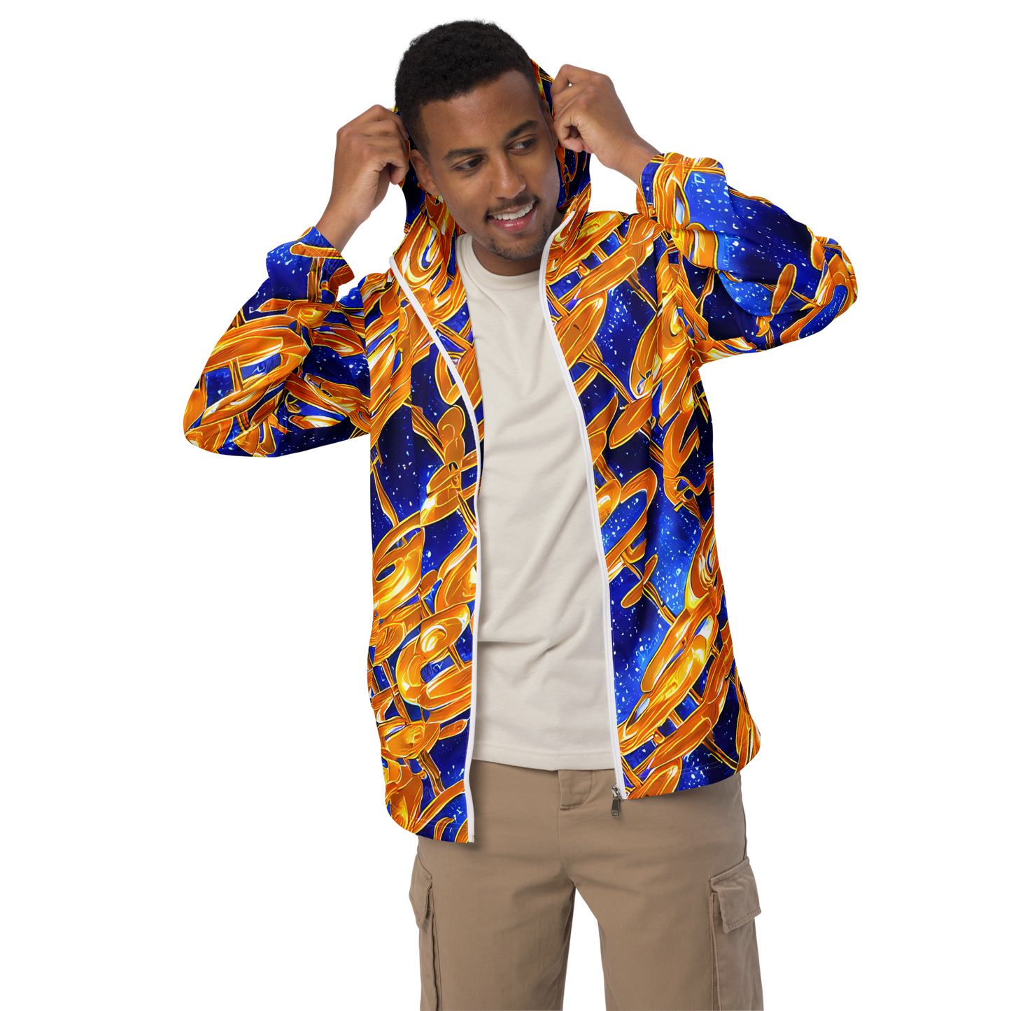 Men's Windbreaker - Simonet Swirls