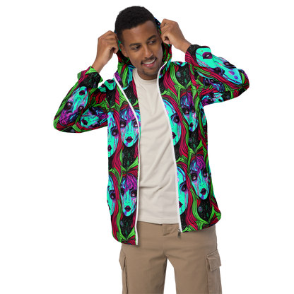 Men's Windbreaker - Luminous Nightfall