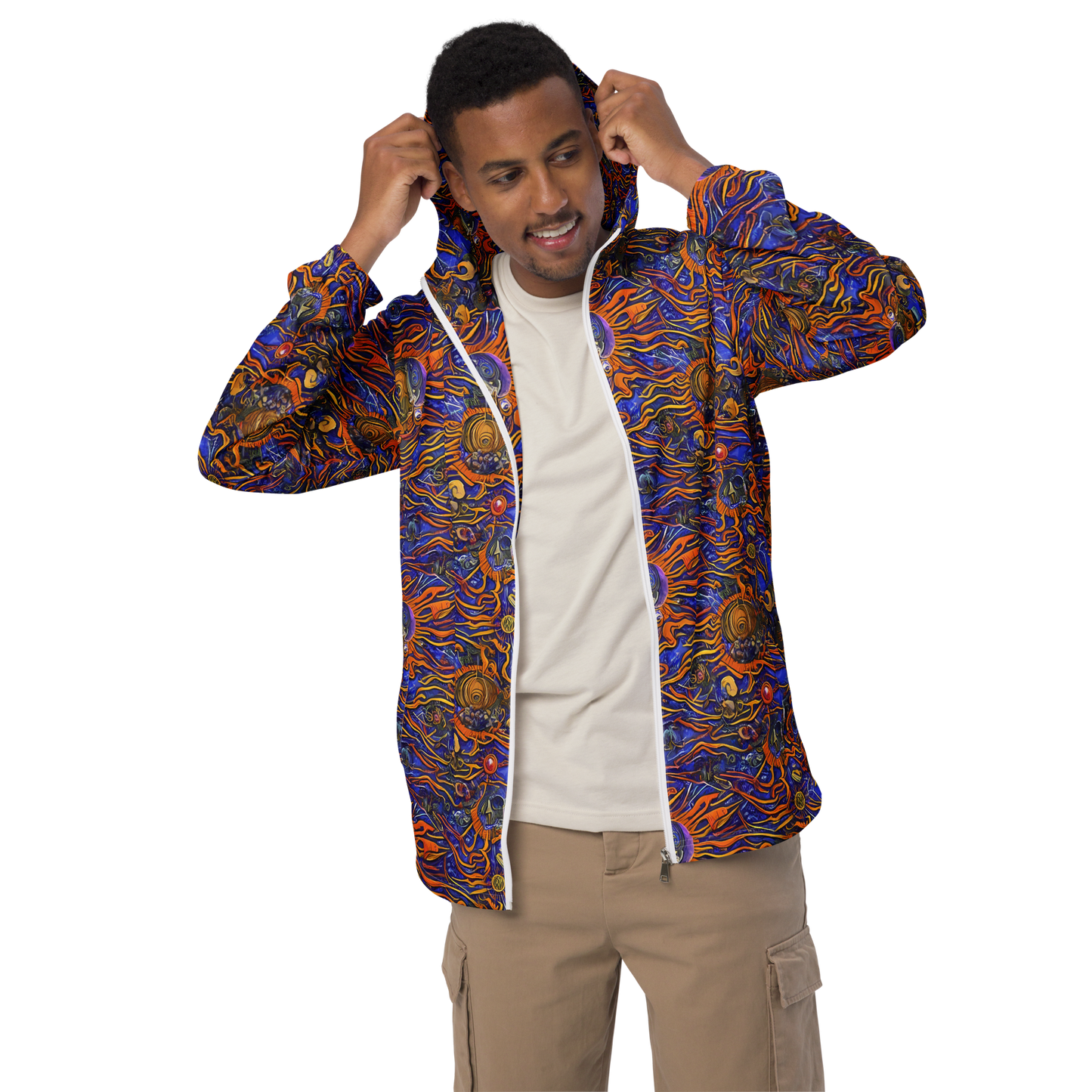 Men's Windbreaker - Mantegna Swirl