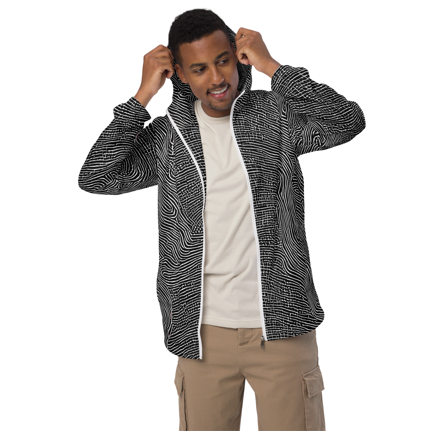 Men's Windbreaker - Zenith Stripes