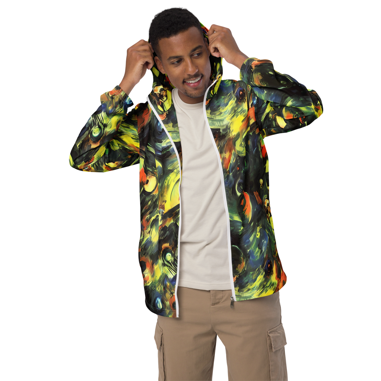 Men's Windbreaker - Seve Swirl