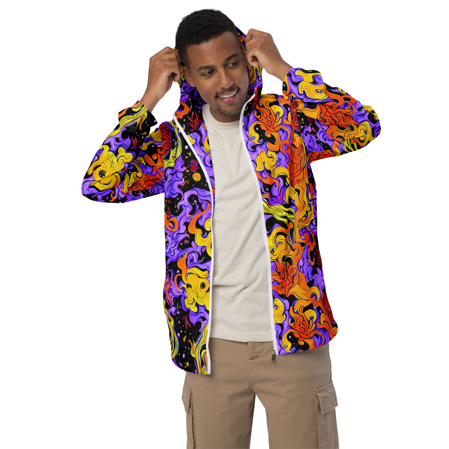 Men's Windbreaker - Bosschaert Swirl