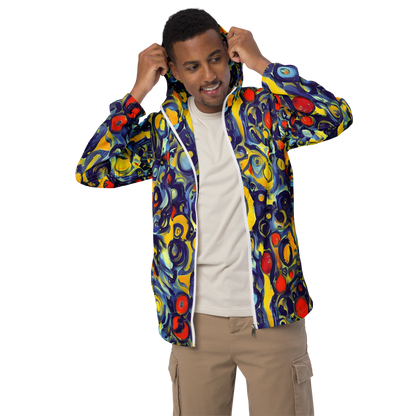 Men's Windbreaker - Dynamic Doodles