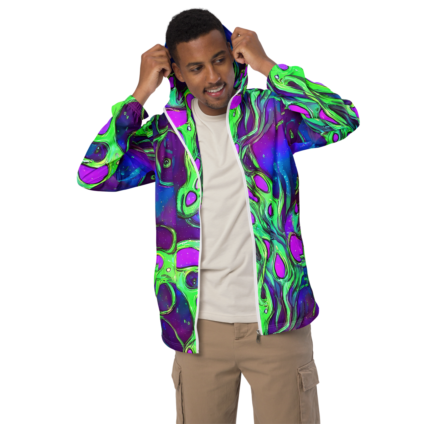 Men's Windbreaker - Funky Mutation