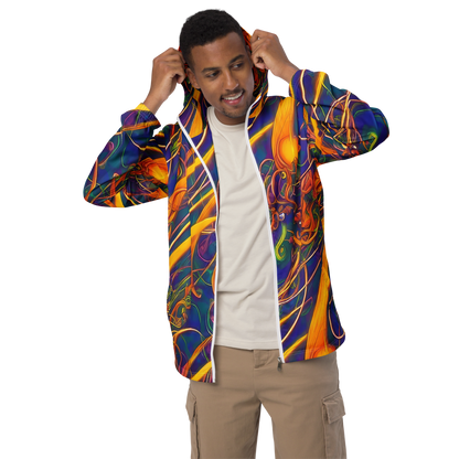 Men's Windbreaker - Luminous Whirl