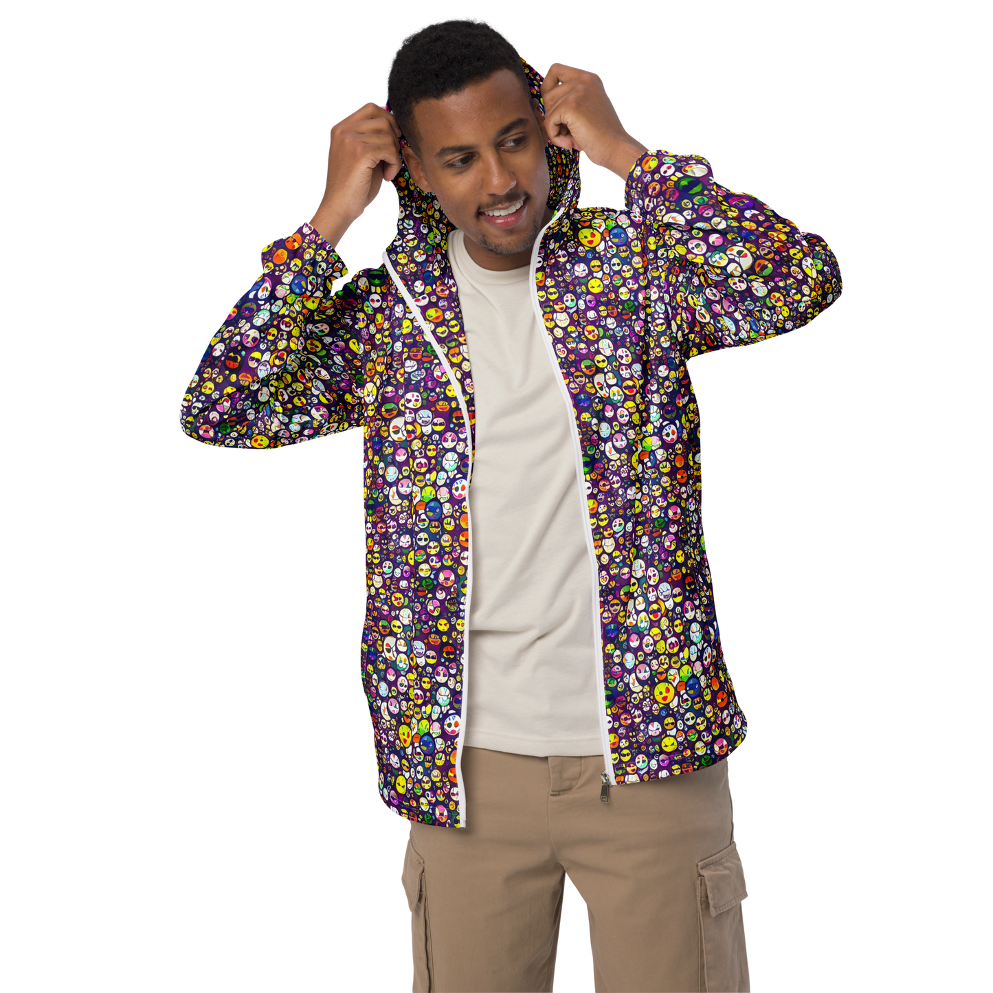 Men's Windbreaker - Mosaic Moods