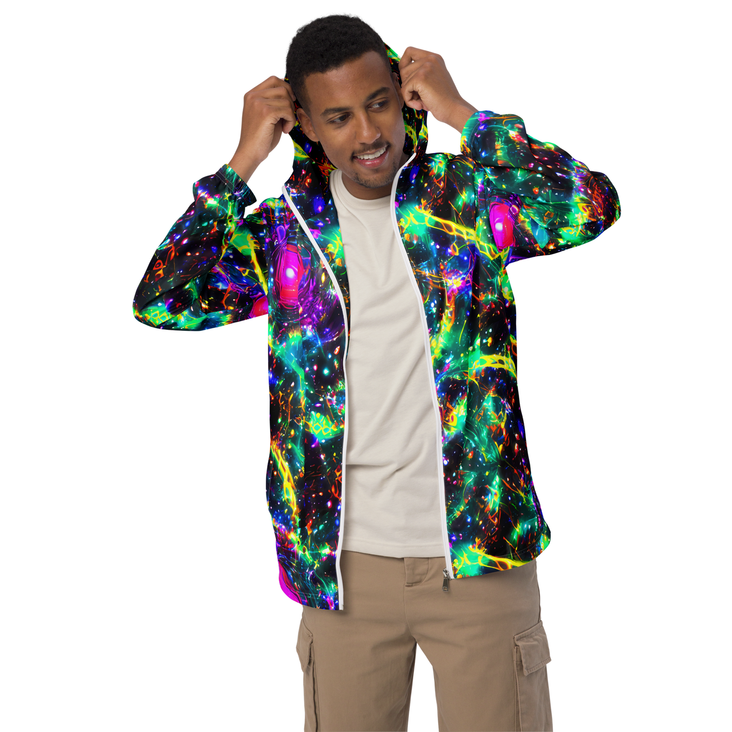 Men's Windbreaker - Blythe Nebula