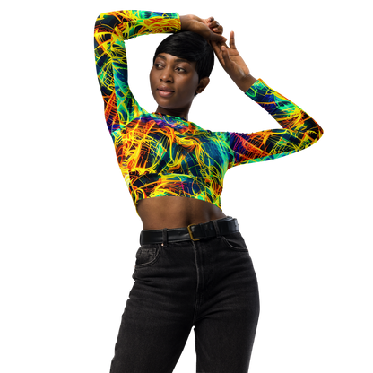 Long Sleeve Crop Top - Kapp's Kaleidoscope