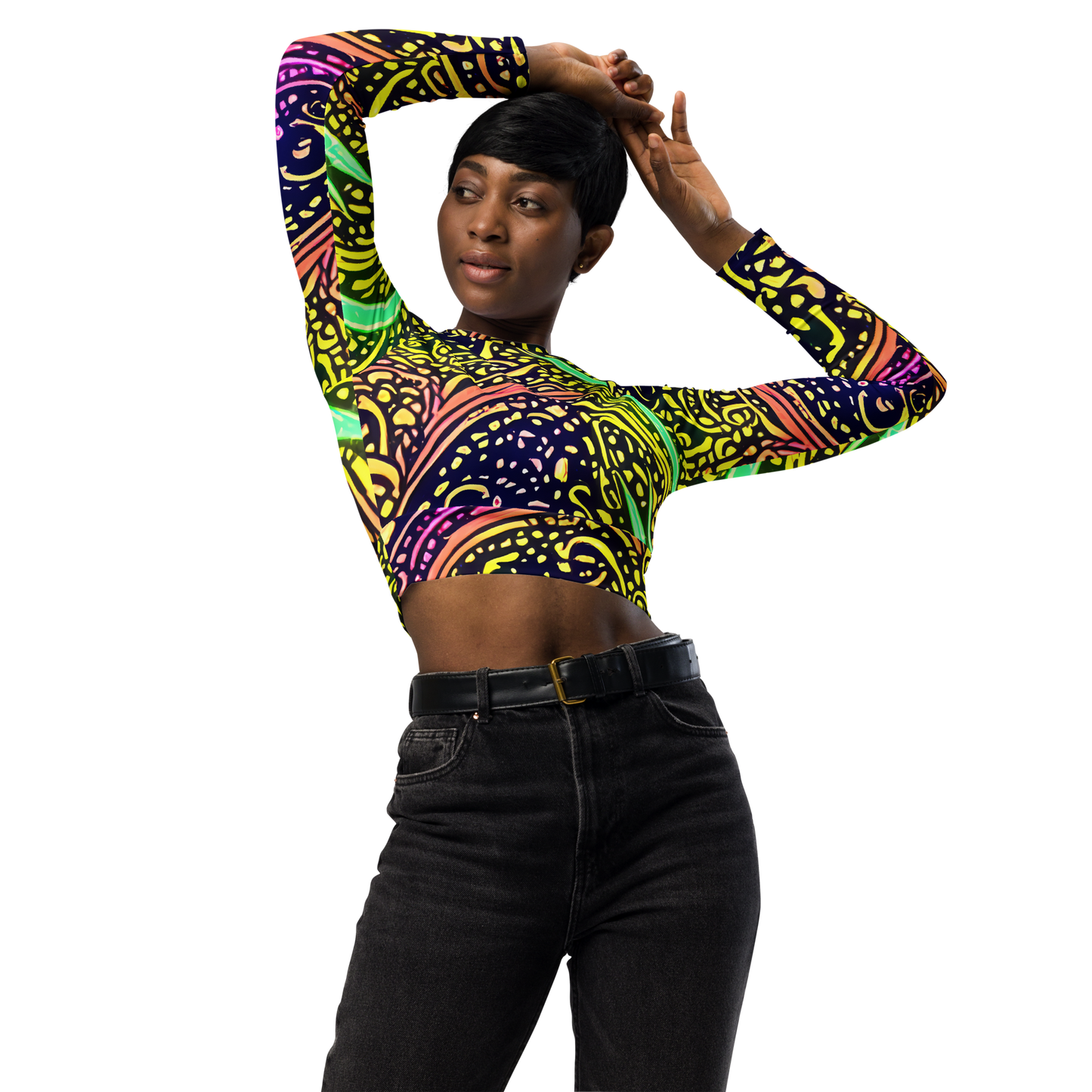 Long Sleeve Crop Top - Isenbrant Illumination