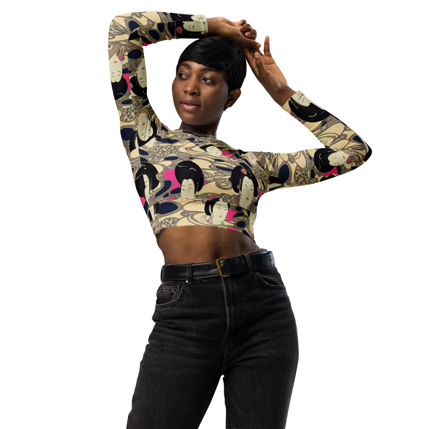 Long Sleeve Crop Top - Timeless Reverie