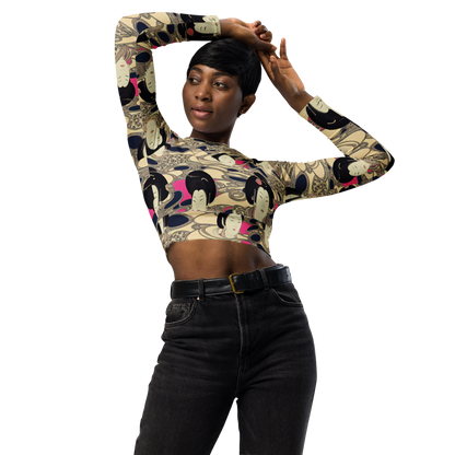 Long Sleeve Crop Top - Timeless Reverie
