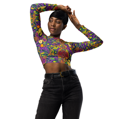 Long Sleeve Crop Top - Odyssey in Color