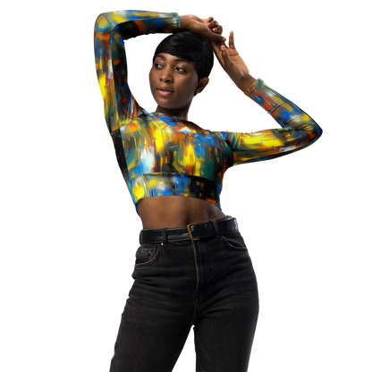 Long Sleeve Crop Top - Wallis Warp