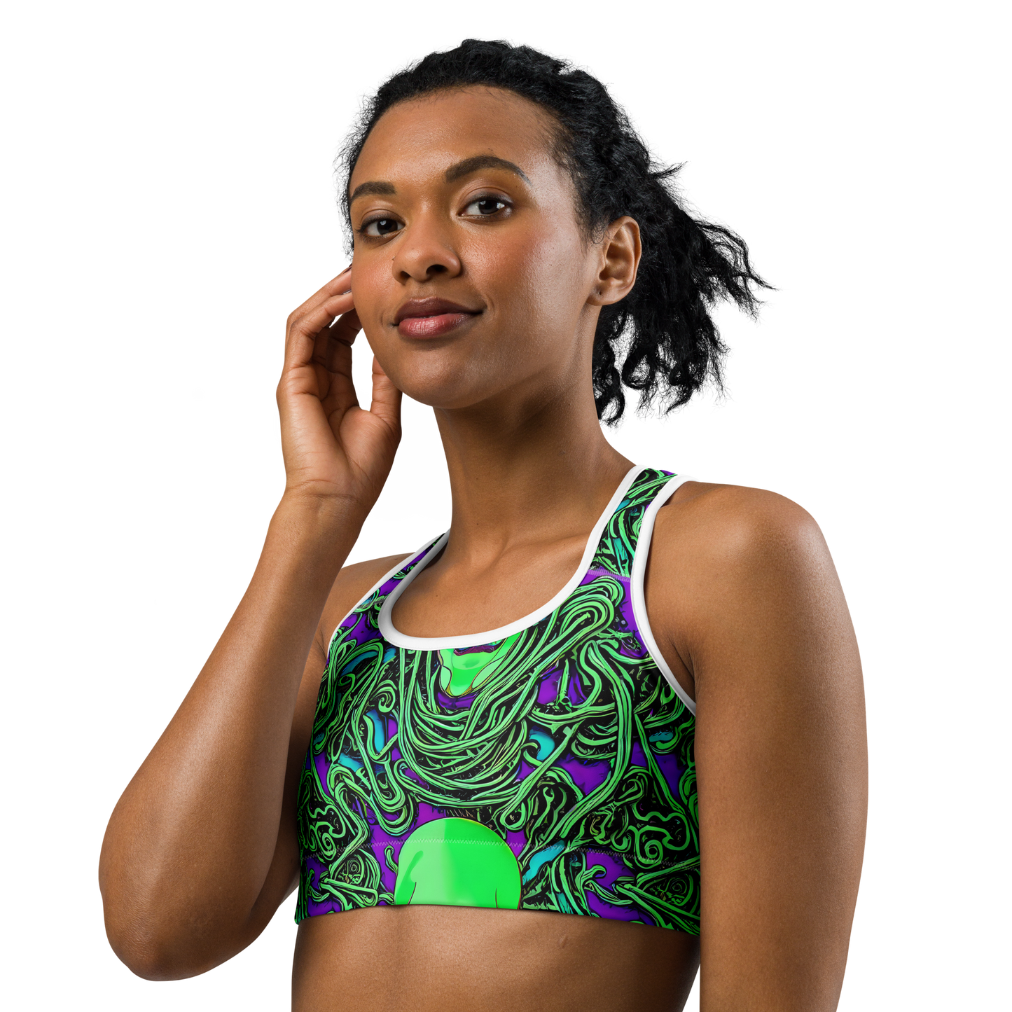 Sports Bra - Ghostly Labyrinth