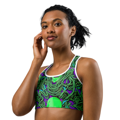 Sports Bra - Ghostly Labyrinth