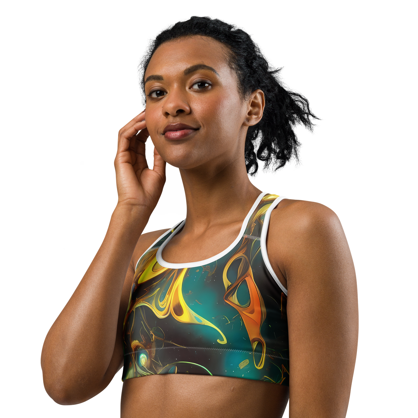 Sports Bra - Elegant Whirl