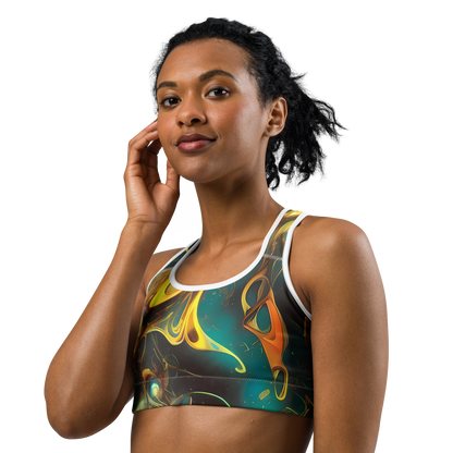 Sports Bra - Elegant Whirl