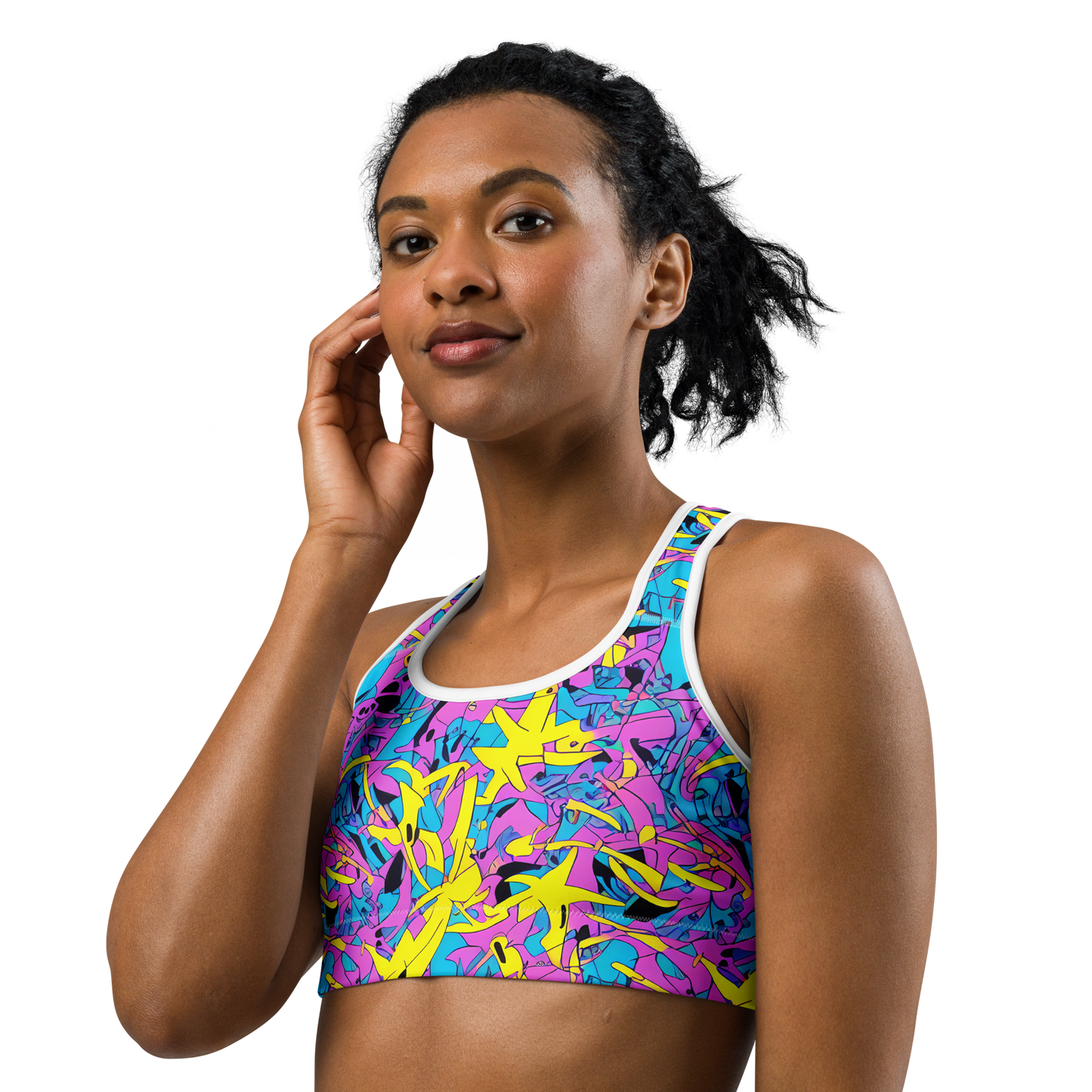 Sports Bra - Neon Jive