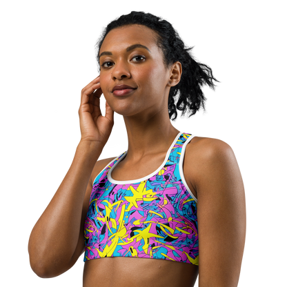 Sports Bra - Neon Jive