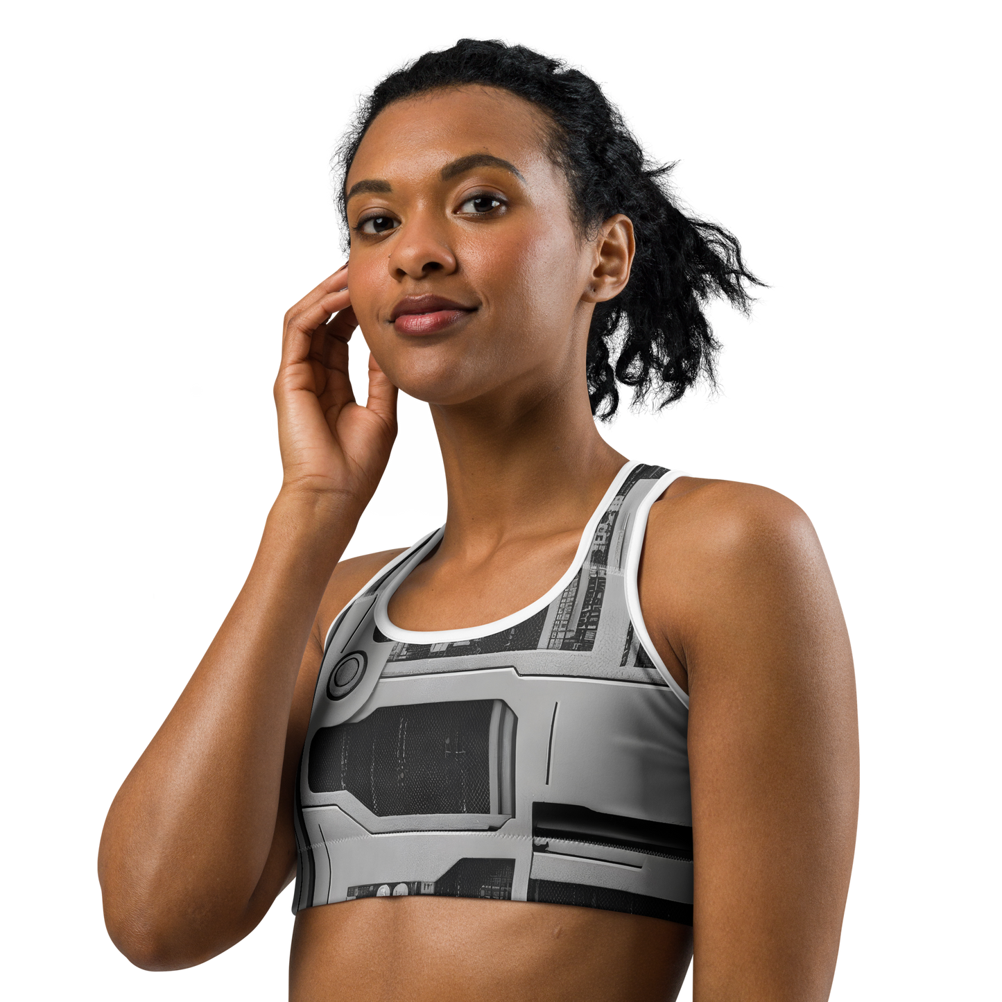 Sports Bra - Concrete Harmony