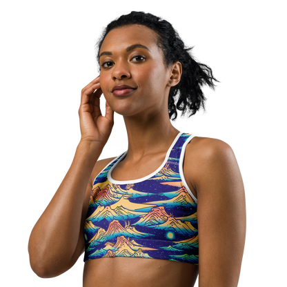 Sports Bra - Mystical Mountain Mirage