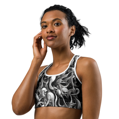 Sports Bra - Fluid Monochrome