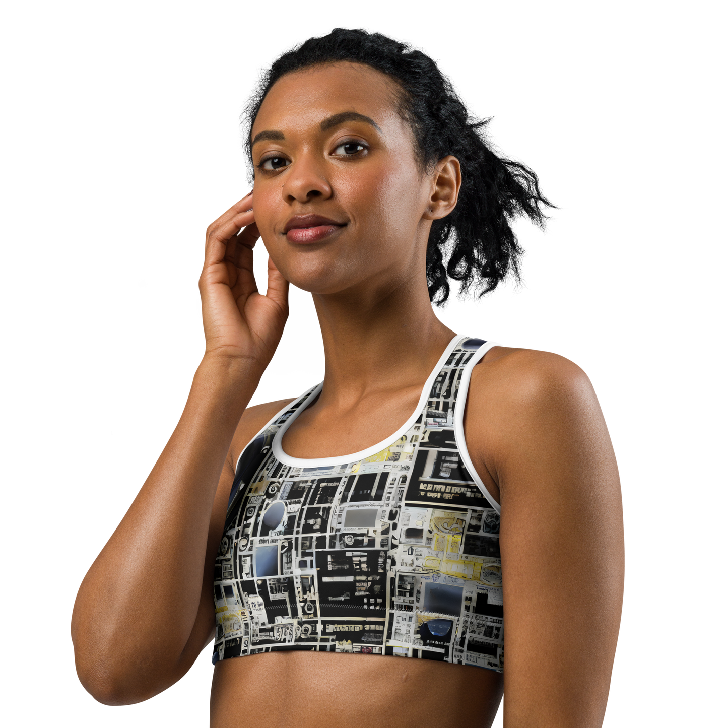 Sports Bra - High Contrast, As A Texture, David Eugene Henry, Grace English