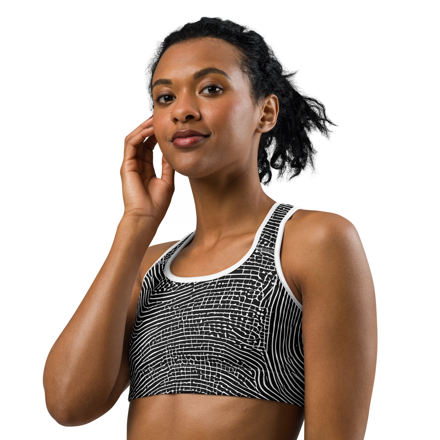 Sports Bra - Zenith Stripes