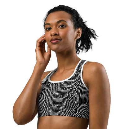 Sports Bra - Zenith Stripes