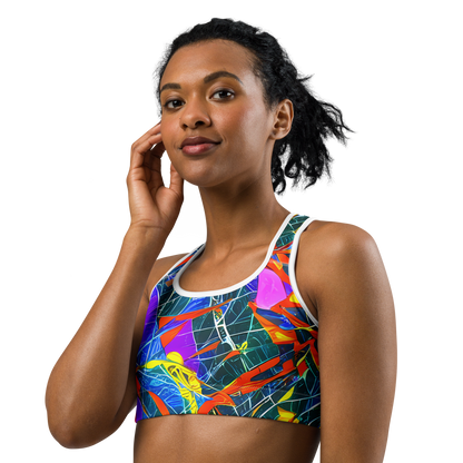 Sports Bra - Arkhipov Waves