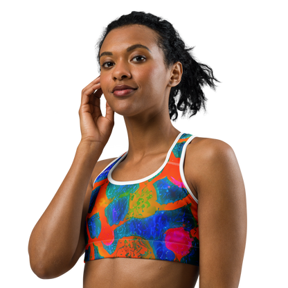 Sports Bra - Vibrant Mosaic