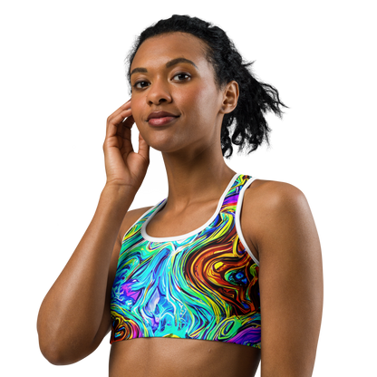 Sports Bra - Mystic Iridescence