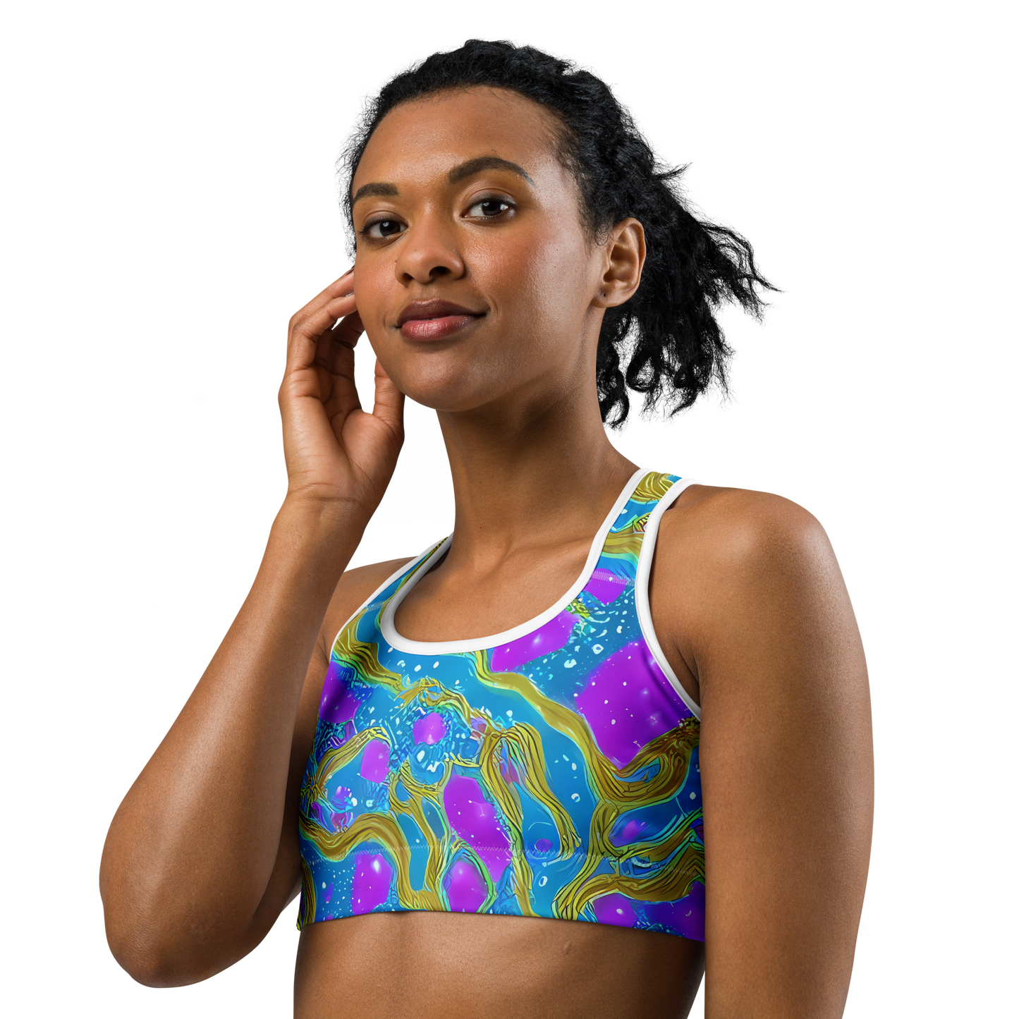 Sports Bra - Mystic Waves