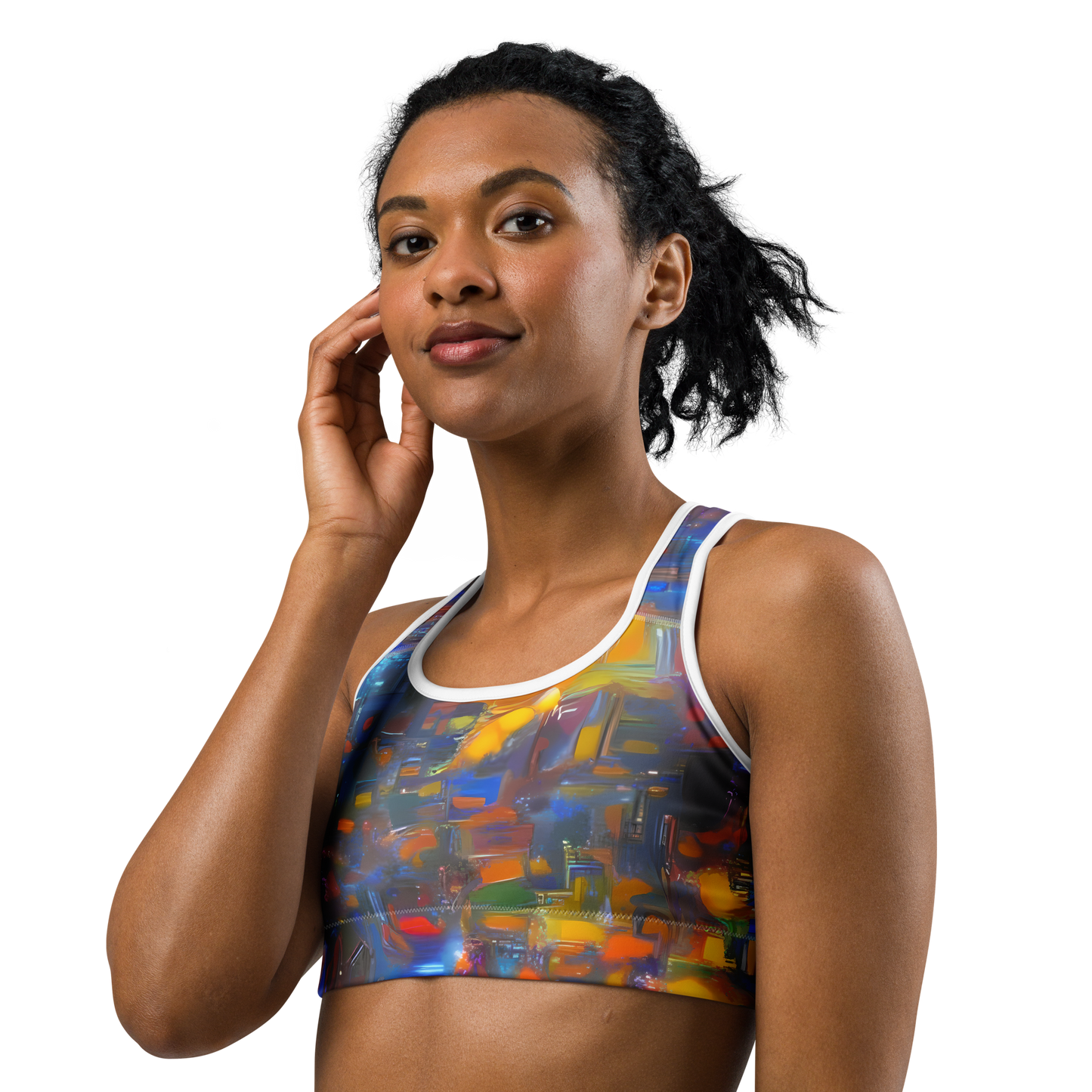 Sports Bra - Abstract Conflux