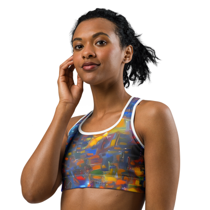 Sports Bra - Abstract Conflux