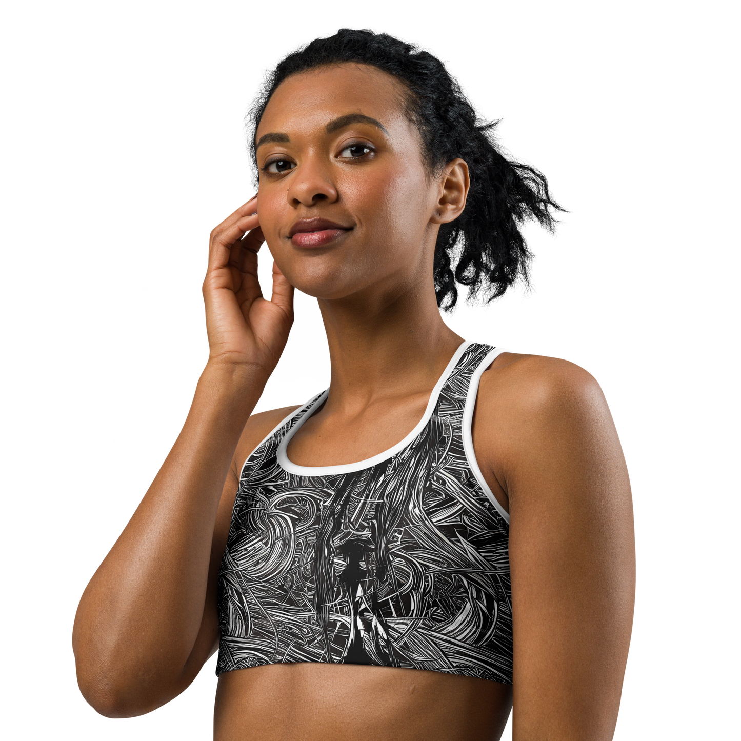 Sports Bra - Mesmeric Tangles