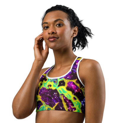 Sports Bra - Galactic Web