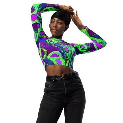 Long Sleeve Crop Top - Funky Mutation