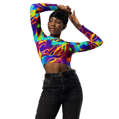 Long Sleeve Crop Top - Endara Eclipse