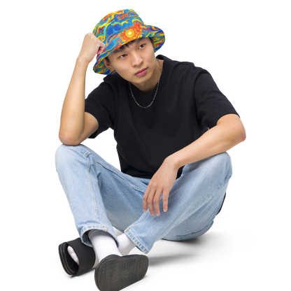 Reversible Bucket Hat - Chroma Ripple