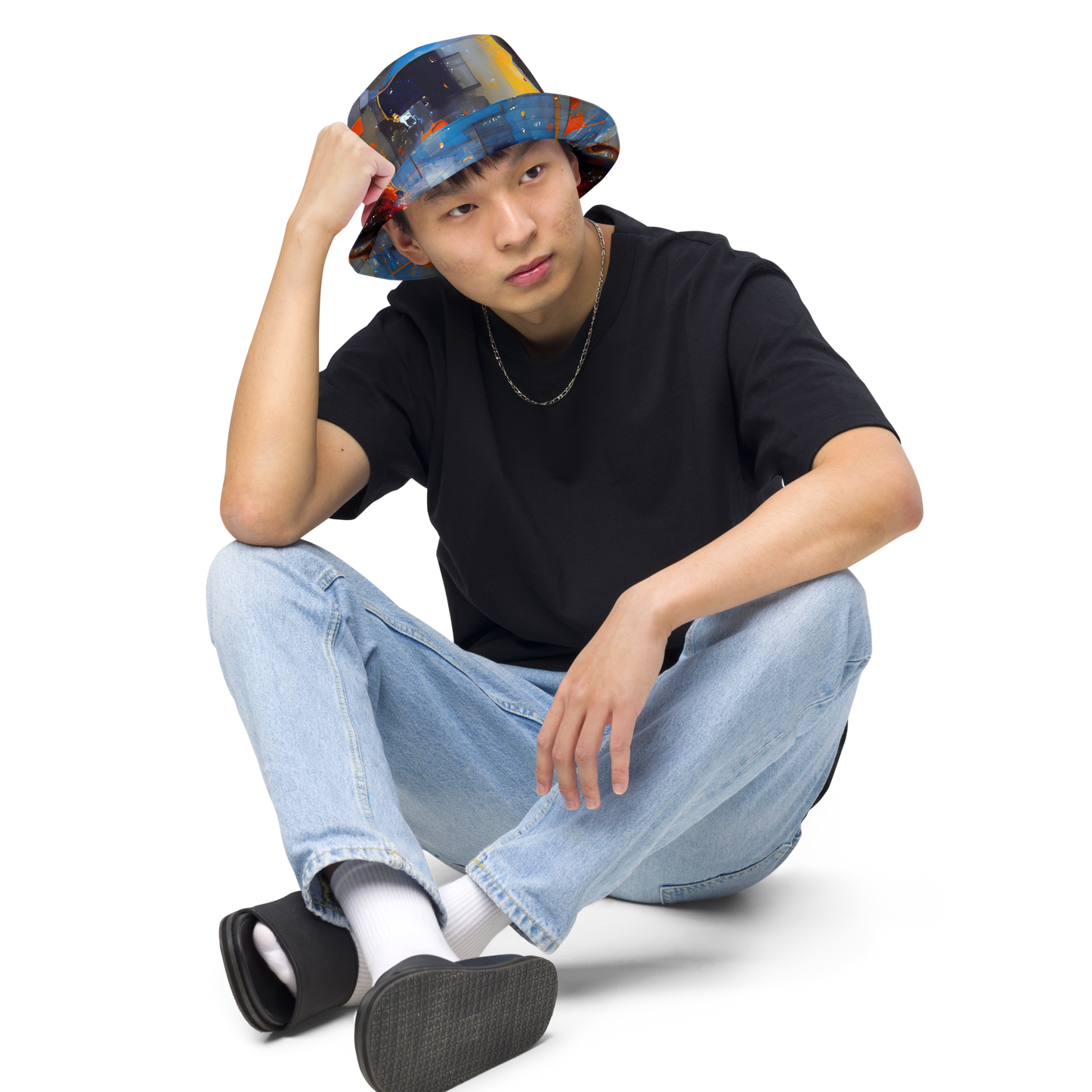 Reversible Bucket Hat - Neoblock Fusion