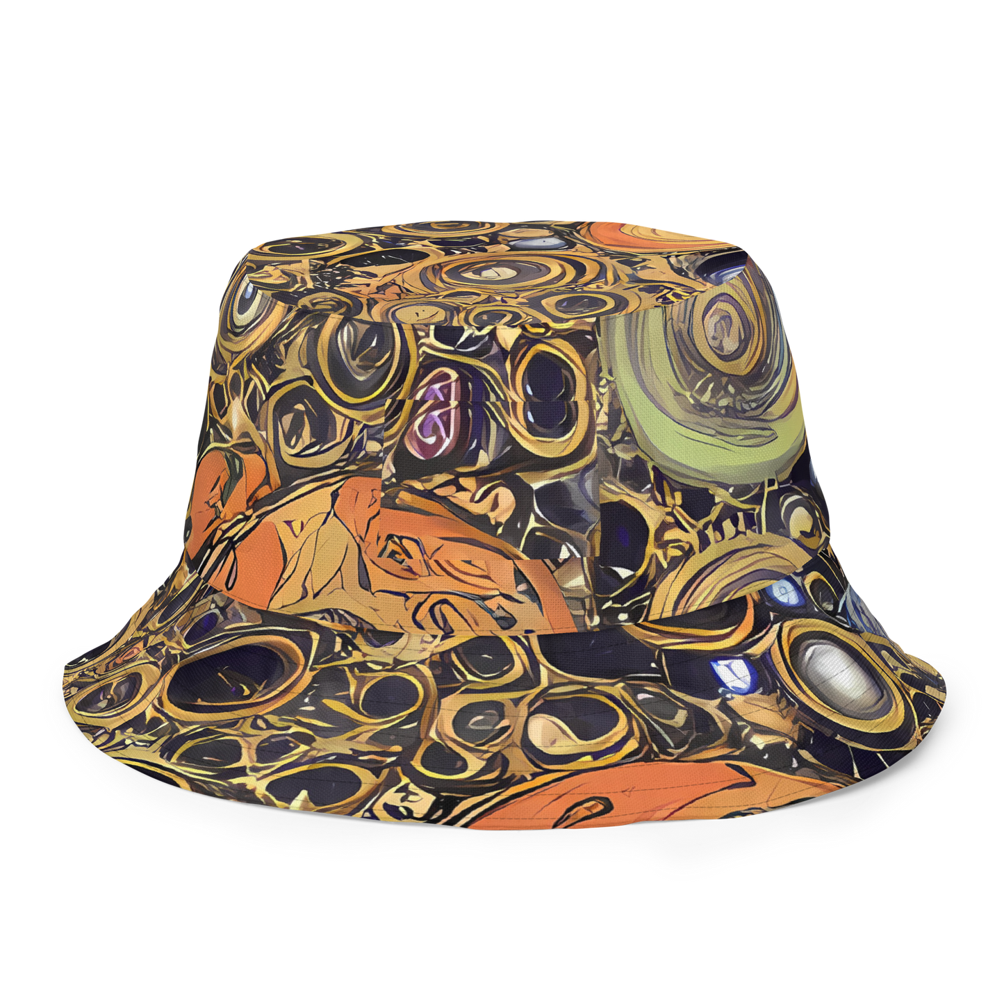 Reversible Bucket Hat - Crescent Echoes