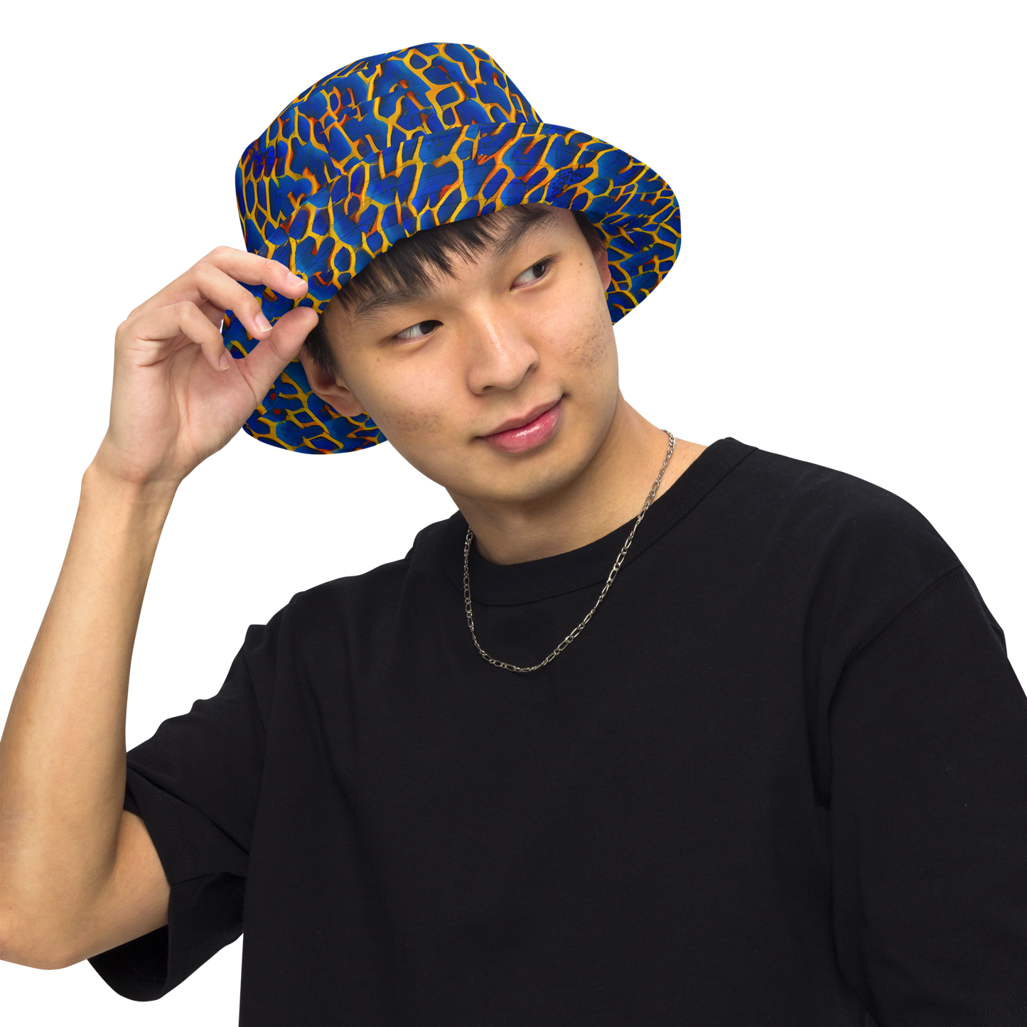 Reversible Bucket Hat - Crimson Creepers