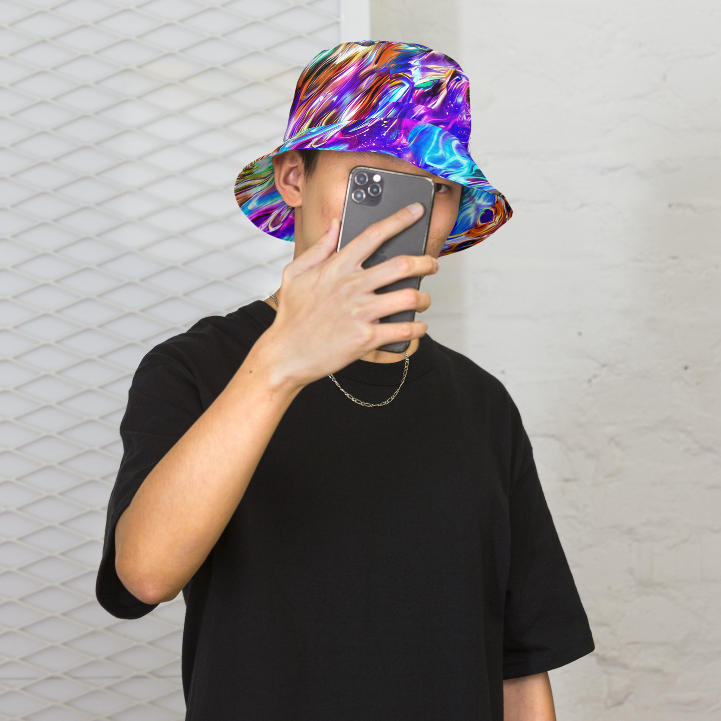 Reversible Bucket Hat - Faini Whirlwind