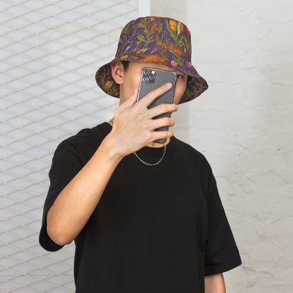 Reversible Bucket Hat - Botanical Nebula