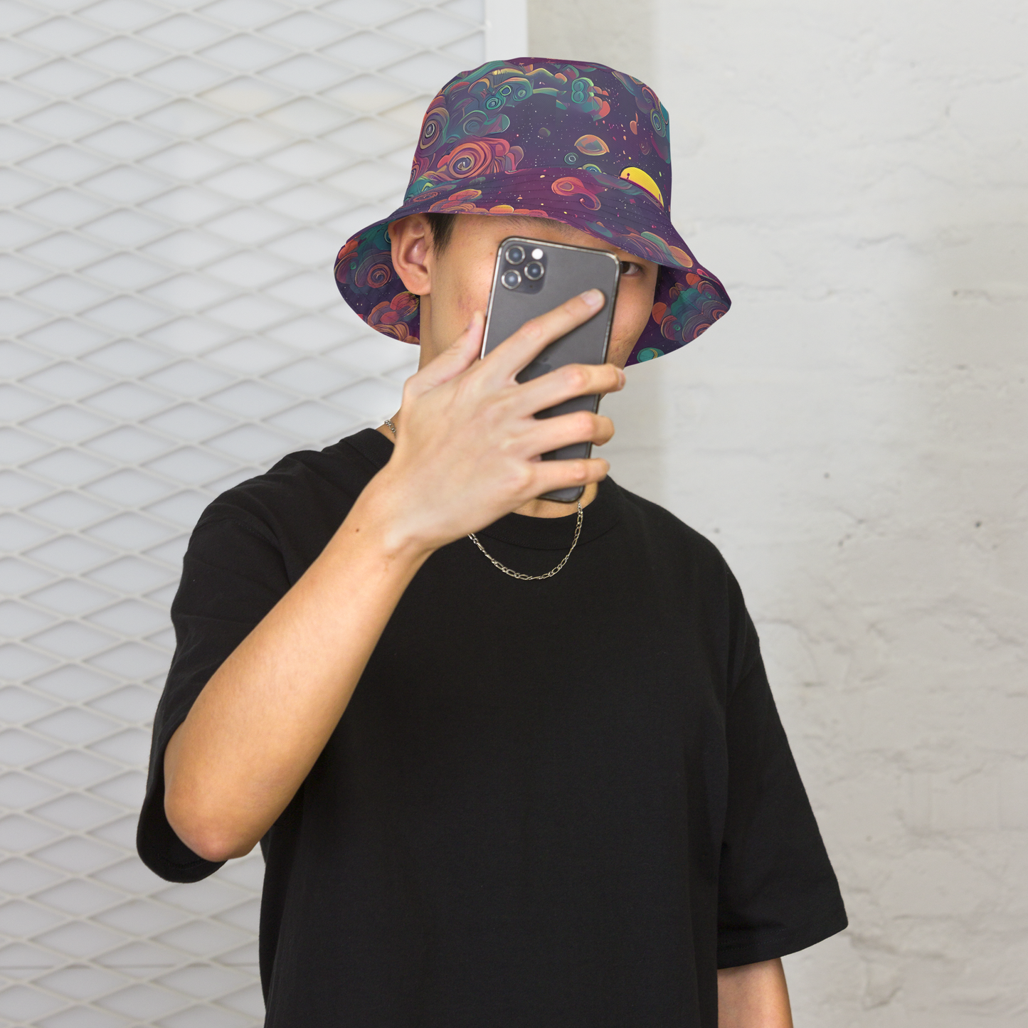 Reversible Bucket Hat - Nebula Dreamscape