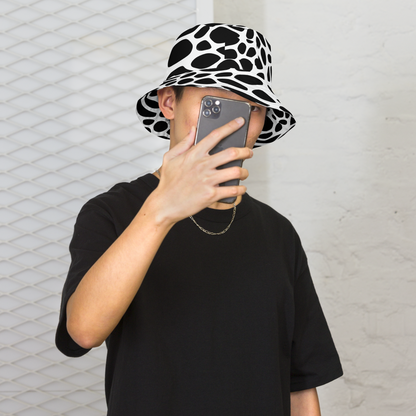 Reversible Bucket Hat - Monochrome Mystique